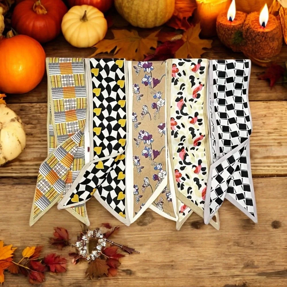 5 Piece Set Satin Vibrant‎ Style Twillies